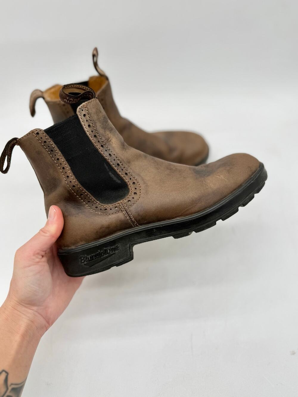 Blundstone Rustic Brown Leather High Top 1351 Chelsea Boots Women’s Size 7